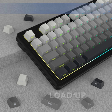 Беспроводная механическая клавиатура Attack SHARK M87 PRO V2 (87 клавиш, BT5.0, 2.4 ГГц, USB Type-C, RGB, 5000 мАч, Gradient Gray)