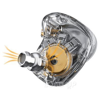 Навушники KZ ZAS (7BA+1DD гібридні, HiFi, з мікрофоном, дротові, Чорний)