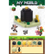 Магнітний конструктор &laquo;Обсидіанова башта&raquo; My World Minecraft (192 магнітні блоки, T056)