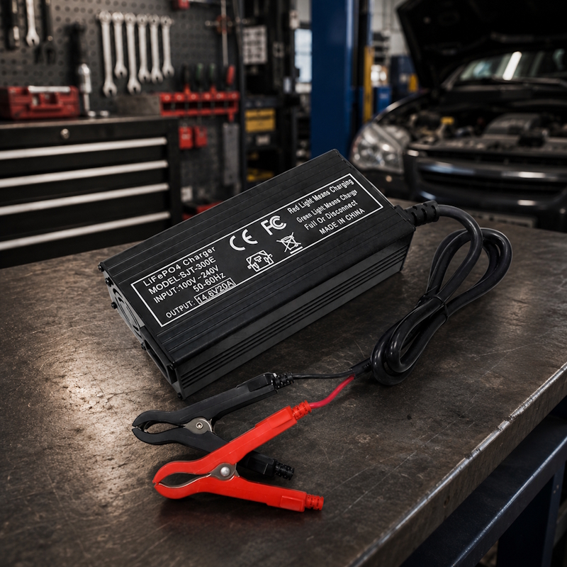 Зарядное устройство LiFePO4 14.6V 20A охлаждение фото 3