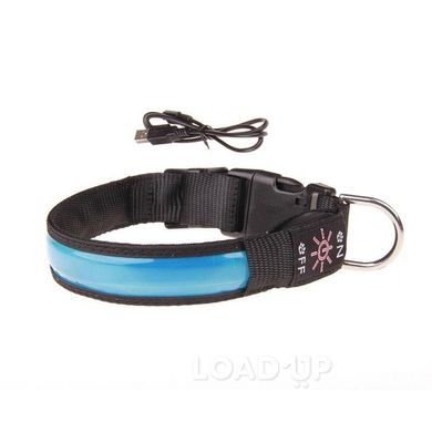 Светящийся ошейник для собак с LED лентой и зарядкой от USB (2 / 2)
