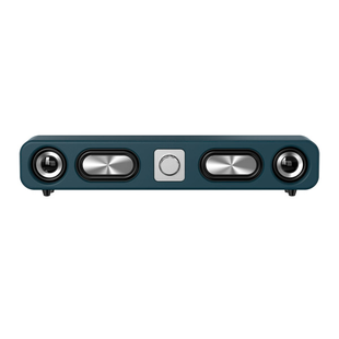 Портативна колонка у стилі ретро E-3404 (USB, AUX, 2400 мАг, синій)