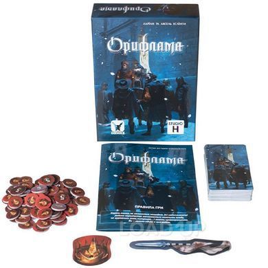 Настольная игра "Орифлама" (Oriflamme, исторические, для компании, до 5 игроков)