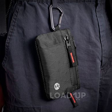 Кошелек-органайзер CL450 для карт и монет на молнии (RFID-защита, Черный)