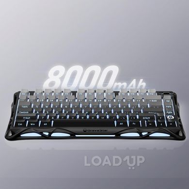 Бездротова клавіатура GravaStar Mercury K1 (Gradient Black)