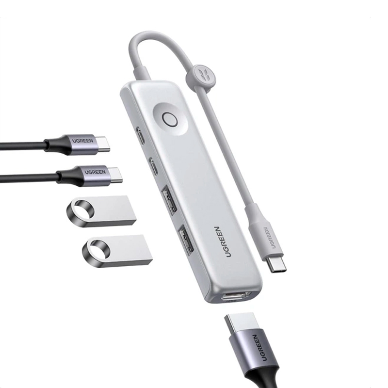 Type-C хаб UGREEN U601 с HDMI 4K 60 Гц