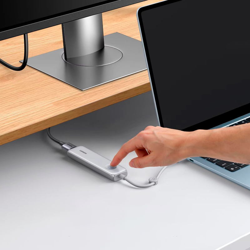 USB-C 3.2 Gen 2 10 Гбит/с в хабе UGREEN U601