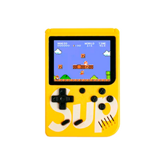 Портативная игровая приставка SUP Portable (2.6 дюйма, 400 в 1, 1020 мАч, жёлтая)