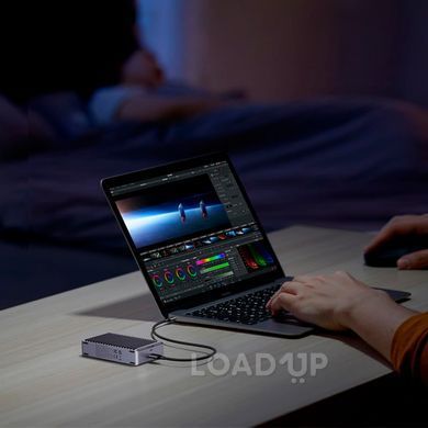 Карман для SSD Ugreen D700 с двойным охлаждением (M.2 NVMe, USB4, 40 Гб/с, Алюминий)
