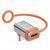 Адаптер Toocki USB Type‑C 240W PD 3.1 (Штере - Разъем, Угловой 90 градусов)