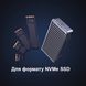Карман для SSD Ugreen D700 с двойным охлаждением (M.2 NVMe, USB4, 40 Гб/с, Алюминий)