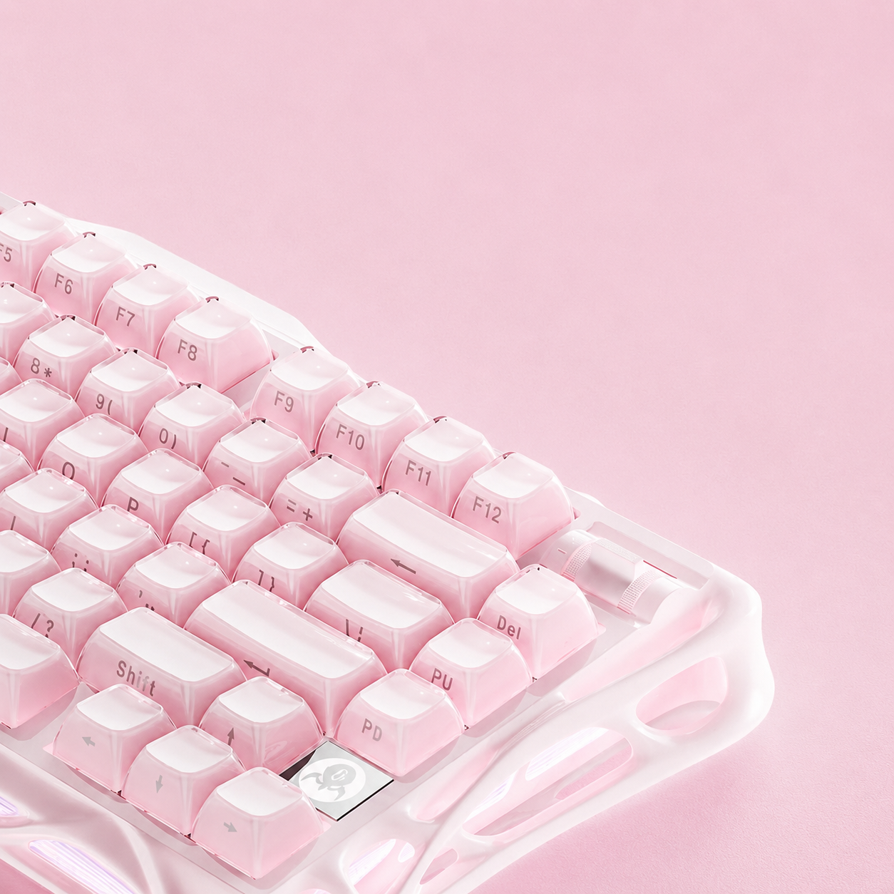механічна клавіатура GravaStar Mercury K1 Sakura Pink 75 відсотків