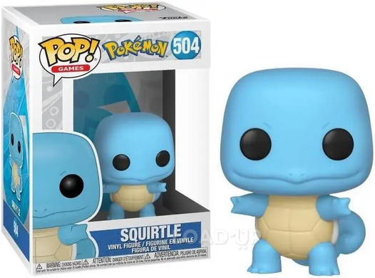 Коллекционная фигурка Сквиртл / Squirtle "Pokemon" - Funko POP (504)