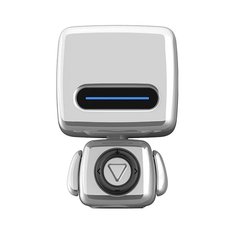 Портативная беспроводная колонка "Робот" (micro USB, Bluetooth, 900 мАч, серый)