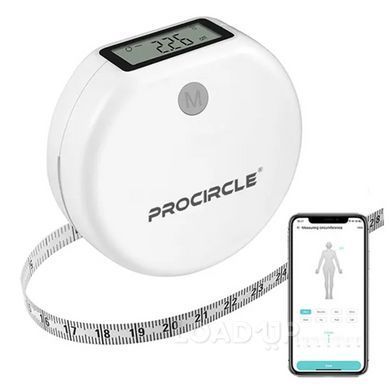 Умный сантиметр, рулетка Procircle Smart Body (1.5м, экран, приложение)