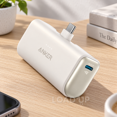 Повербанк Anker Nano A1653 (22.5W, 5000mAh, Білий) (5 / 5)