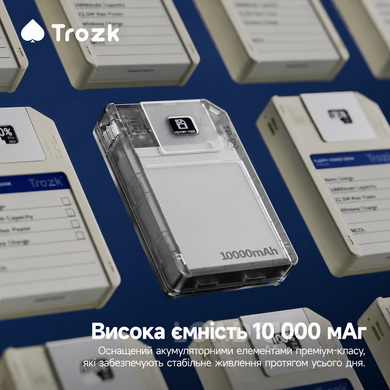 Ретро повербанк Trozk TP-09 (10000mAh, PD22.5W) (2 / 5)