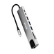 USB Type-C хаб, концентратор зі швидкою зарядкою (Ethernet, HDMI, 8 у 1)