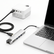USB Type-C хаб, концентратор зі швидкою зарядкою (Ethernet, HDMI, 8 у 1)