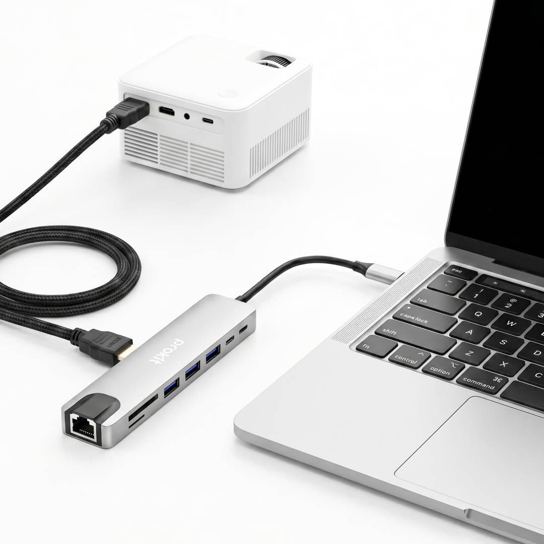 USB Type-C хаб 8 в 1 картридер фото 3