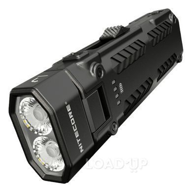 Ліхтар Nitecore EDC09 (1600 Lm, Змінний кут, Type-C, IP68, Чорний)