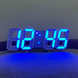 Настільний 3D годинник з LED підсвіткою (дата, температура)