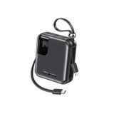 Повербанк AWEI P560L (10000mAh, 22.5W, Чорний) (1 / 5)