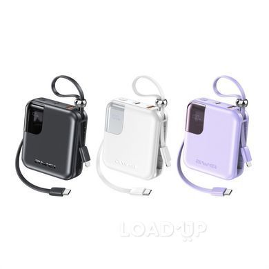 Повербанк AWEI P560L (10000mAh, 22.5W, Чорний)
