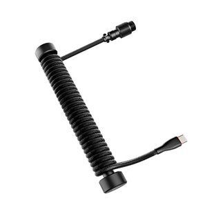 Кабель GravaStar Coiled Aviator USB-C (Black) (1 / 5)