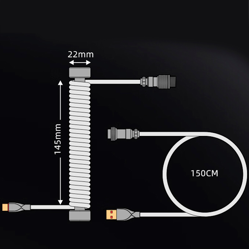 GravaStar Coiled Aviator USB Cable фото 4