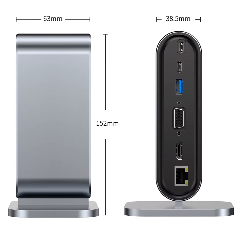 USB-C док-станція 12-в-1 з Power Delivery до 100 Вт