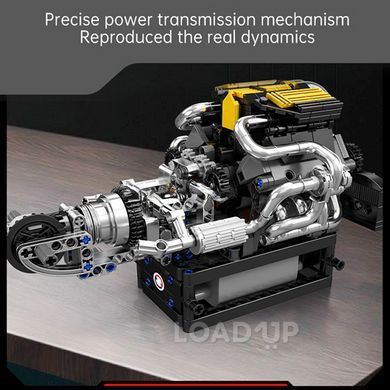 Конструктор &laquo;Двигун PAG Supercar V8&raquo; Mould King 10207 (ABS, 761 деталь)