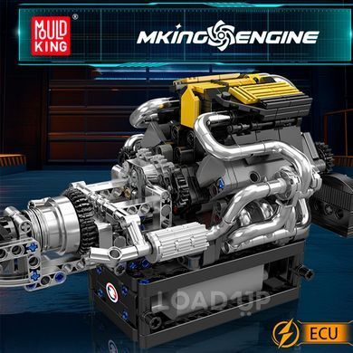 Конструктор &laquo;Двигун PAG Supercar V8&raquo; Mould King 10207 (ABS, 761 деталь)