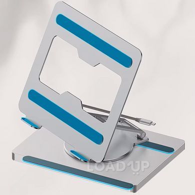 USB-C хаб, док-станція Blueendless ST108A 10в1 (Сірий)
