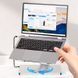USB-C хаб, док-станція Blueendless ST108A 10в1 (Сірий)