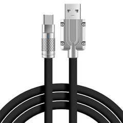 Силиконовый кабель USB Type-C (1 м, черный)