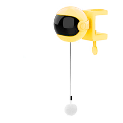 Розумна іграшка для котів Lifting interactive ball (2хAAA, автовідключення, жовтий)