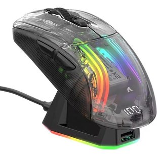 Беспроводная игровая мышка Manthon Attack SHARK X2 Pro (4000 DPI, 2.4G, RGB)