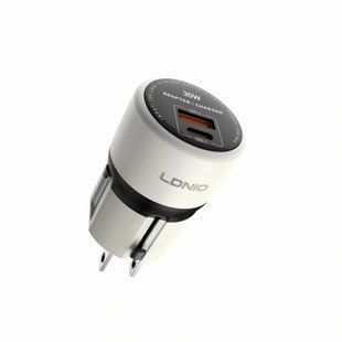 Універсальний мережевий адаптер LDNIO Q2319 (GaN 30W)