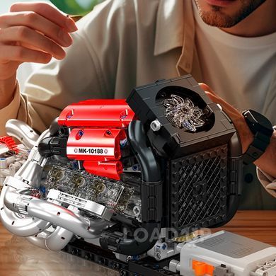 Конструктор &laquo;Двигун STR13 F1&raquo; Mould King 10188 (ABS, 980 деталей)
