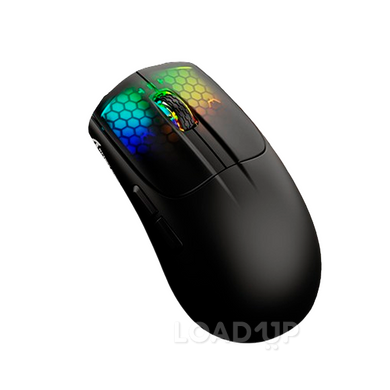 Беспроводная игровая мышка Manthon Attack SHARK X5 (6 клавиш, 4000 DPI, RGB, Black)