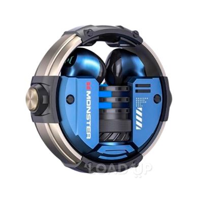 Беспроводные наушники Airmars Monster XKT10 (Bluetooth 5.2, Type-C, синие)
