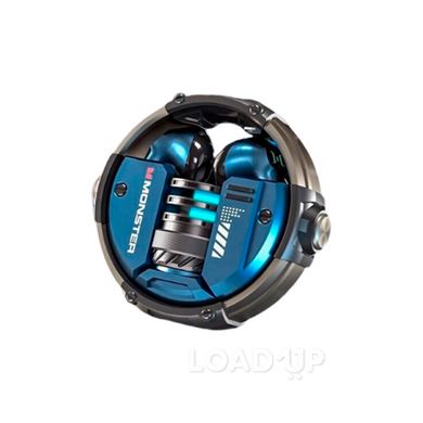 Бездротові навушники Airmars Monster XKT10 (Bluetooth 5.2, Type-C, сині)