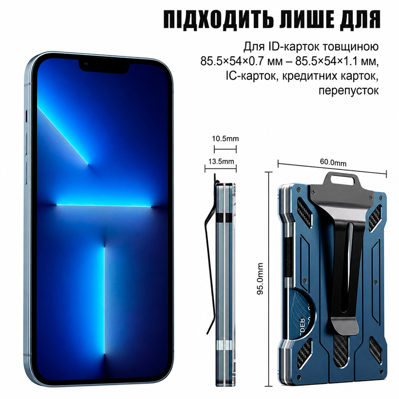 Slim Wallet з кліпсою для грошей фото 4