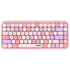 Бездротова клавіатура Ajazz 308I (84 клавіші, 2хААА, USB, Pink)