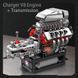 Конструктор &laquo;Двигун Muscle Car V8&raquo; Mould King 10225 (ABS, 855 деталей)
