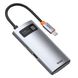 USB Type-C хаб, докстанція зі швидкою зарядкою та HDMI Baseus (4 в 1)