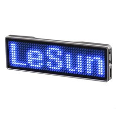 LED бейдж lesun B1144 (210 мАг, Bluetooth) (1 / 2)
