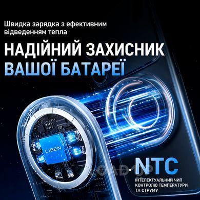 Зарядна станція LISEN Magnetic Stand 3-в-1 (Qi2, Підставка, iPhone, Watch, AirPods)