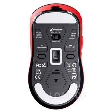 Беспроводная игровая мышка Attack SHARK X3 PRO (Красный)